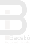 Bacsko Ugyved Logo Inverse
